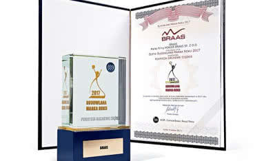 Braas Złotą Budowlaną Marką Roku 2017