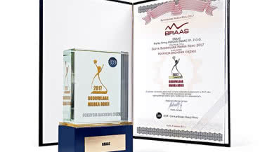 Braas Złotą Budowlaną Marką Roku 2017