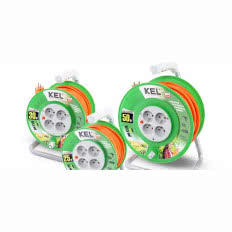 Przedłużacze zwijane na bębnie marki KEL linia Standard