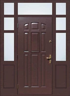 Drzwi wejściowe KDSW z naświetlami