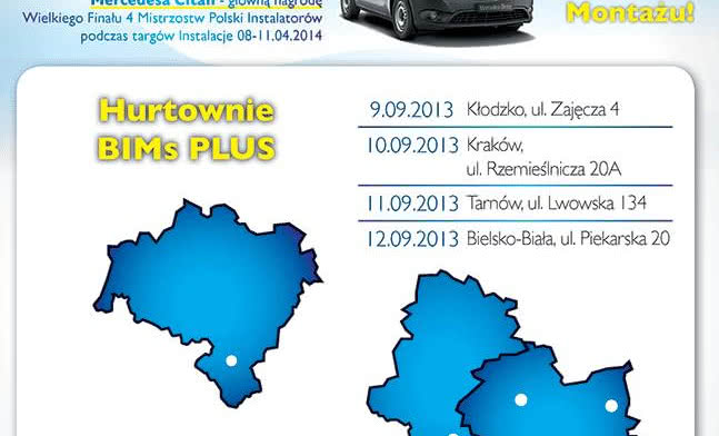 Bądź najszybszym INSTALATOREM i wyjedź nowym Mercedesem Citan!