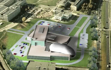 Oryginalna konstrukcja dachu nowej inwestycji Politechniki Rzeszowskiej