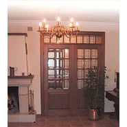 Drzwi wewnętrzne drewniane