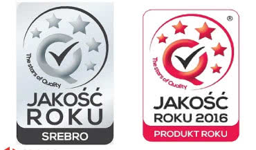 JAKOŚĆ ROKU® Srebro dla Firmy JONIEC®
