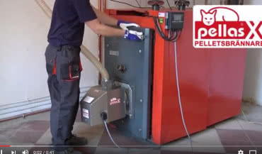 Palnik na pellet - Spalanie nadciśnieniowe 
