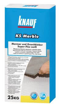 Elastyczny klej do marmuru i granitu biały Knauf K5 Marble 
