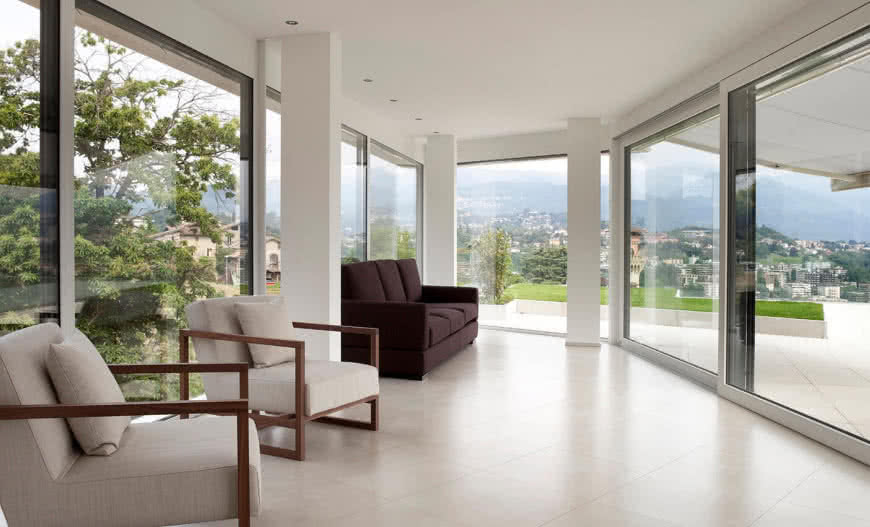 Okna panoramiczne i tarasowe - rodzaje szyb i profili