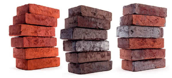 Cegły ręcznie formowane Wasserstrich