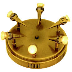 Oprawa halogenowa 6pl PSkHt - Stożek z kulką