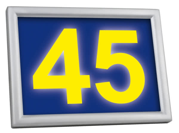 Podświetlany numer domu LEDNUMER