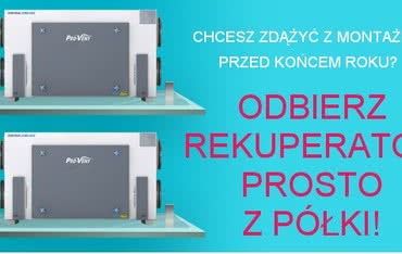 Seria rekuperatorów Pro-Vent do zamówienia "od ręki" 