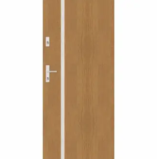 A21 - drzwi antywłamaniowe z aplikacjami nowoczesne