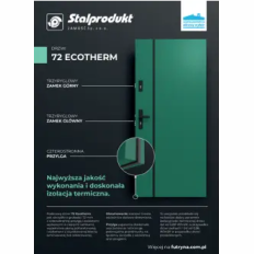 Drzwi antywłamaniowe 72 Ecotherm