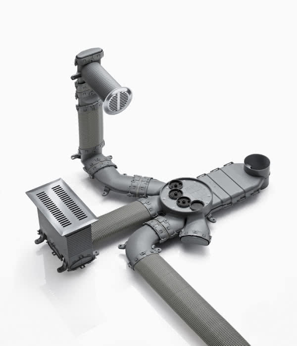 System kanałów rozprowadzania powietrza LVE