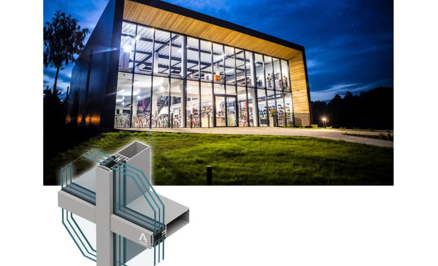 Fasady przyszłości – system słupowo-ryglowy MB-MT50N