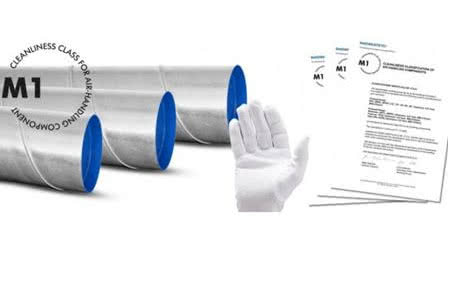 Czysta instalacja wentylacyjna na wyciągnięcie ręki - Certyfikat M1