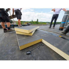 Płyta termoizolacyjna z pianki PUR do izolacji dachów i tarasów - Eurothane Bi-4