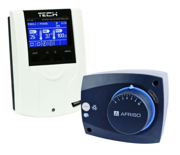 Siłownik ARM i regulator TECH