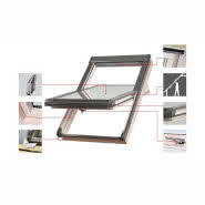 Obrotowe okna dachowe ISO E3