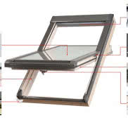 Obrotowe okna dachowe ISO E3
