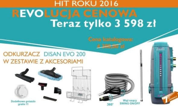 Hit roku 2016 jednostka Disan EVO 200 w promocji