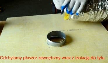 Łączenie przewodów elastycznych z zaworem wentylacyjnym