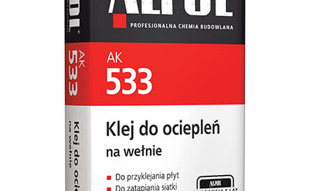 Klej do ociepleń na wełnie AK 533